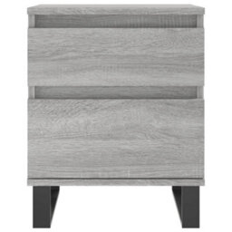 Berkfield Bedside Cabinet Grey Sonoma 40X35X50 Cm Engineered Wood - thumbnail 5
