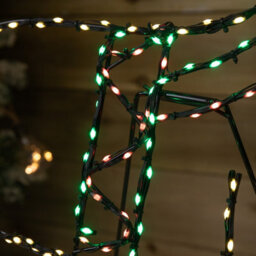Samuel Alexander 1.4M X 86Cm Light Up Flexibrights Standing Christmas Reindeer With 420 Multi-Coloured Leds - thumbnail 7