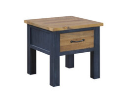 Baumhaus Splash Of Blue - Lamp Table With Drawer - thumbnail 3