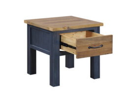 Baumhaus Splash Of Blue - Lamp Table With Drawer - thumbnail 4