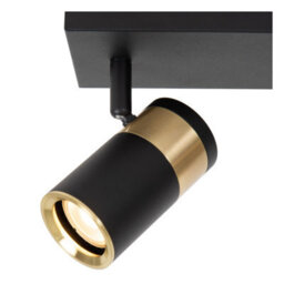 Lucide Gorik Ceiling Spotlight - 2Xgu10 - Black - thumbnail 3