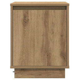 Berkfield Bedside Cabinet With Led Lights Artisan Oak 39X34,5X50 Cm - thumbnail 6