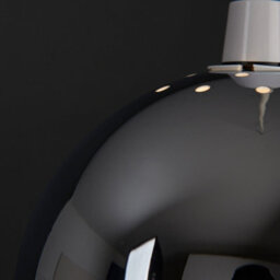 Valuelights Arco Silver Ceiling Shade And Bulb (D)20Cm - thumbnail 4