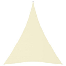 Berkfield Sunshade Sail Oxford Fabric Triangular 4X5X5 M Cream