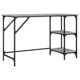 Berkfield Desk Grey Sonoma 120X50X75 Cm Metal And Engineered Wood - thumbnail 2