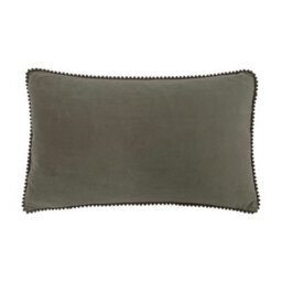 Furn. Cosmo Pom-Pom Rectangular Velvet Cushion Cover
