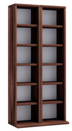 Vcm Wood Cd Dvd Stand Shelf Cabinet Milano - thumbnail 2