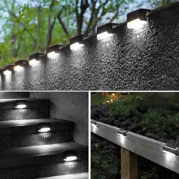 16 Pack Solar Deck Lights Led Multicolour Garden Fence Step Path Lights - thumbnail 5