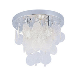 Harper Living Crystal Bathroom Ceiling Light 3Xg9 Cap Type Modern Water Resistant (Ip44) Circular Crystals - thumbnail 3