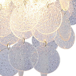 Harper Living Crystal Bathroom Ceiling Light 3Xg9 Cap Type Modern Water Resistant (Ip44) Circular Crystals - thumbnail 4