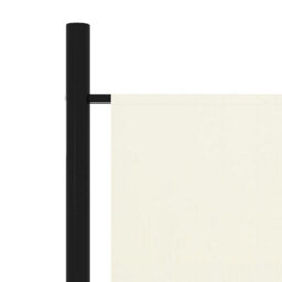 Berkfield 4-Panel Room Divider Cream White 200X180 Cm - thumbnail 5