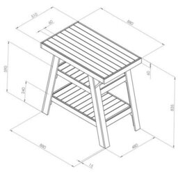 Bbq Side Table Wooden Outdoor Bbq Table By Zest Outdoor Living - thumbnail 3