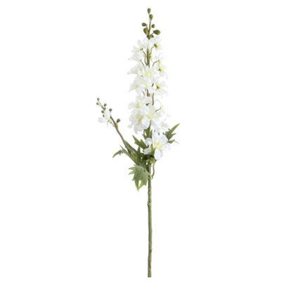 Hill Interiors Delphinium Artificial Plant White/green (One Size)
