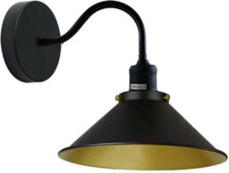 " Retro Rainproof Cone Shaped Shade Swan Neck Wall Sconce Fittings Metal Indoor Light Fitting For Bedroom Dinning Room" - thumbnail 4