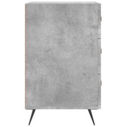 Berkfield Bedside Cabinet Concrete Grey 40X40X66 Cm Engineered Wood - thumbnail 6