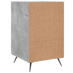 Berkfield Bedside Cabinet Concrete Grey 40X40X66 Cm Engineered Wood - thumbnail 8