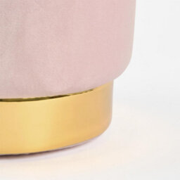 OHS Matte Velvet Footstool Pouffe Modern Vanity Home Bedroom Seat Cushion Rest Chair - thumbnail 7
