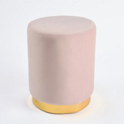 OHS Matte Velvet Footstool Pouffe Modern Vanity Home Bedroom Seat Cushion Rest Chair - thumbnail 4