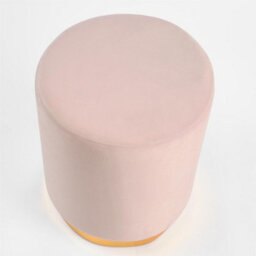 OHS Matte Velvet Footstool Pouffe Modern Vanity Home Bedroom Seat Cushion Rest Chair - thumbnail 6