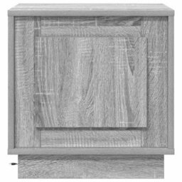 Berkfield Bedside Cabinets With Led Lights 2 Pcs Grey Sonoma 44X34,5X45 Cm - thumbnail 8