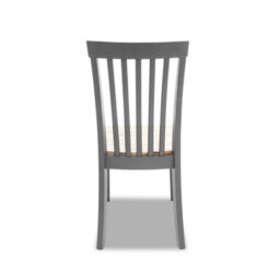 Statement Furniture Florence Highback Wooden Seat Chair - Dove Grey - thumbnail 5