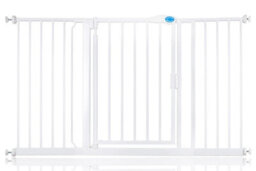 Bettacare Auto Close Pet Gate, 139.8Cm - 146.8Cm, White, Pressure Fit Stair Gate For Dog & Puppy - thumbnail 1