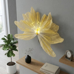Garden Greatness Lunaria Aurora Saffron Led Butterfly Wall Light - thumbnail 2