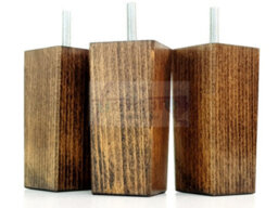 L&F 4X Replacement Furniture Legs Solid Wood 110mm High Sofas Chairs Settee Cabinets Legs M10 Tsp2055 - thumbnail 5