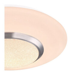 Luminosa Lighting Luminosa Candida Decorative Flush Ceiling Light White 1X Rgbw Led Dimmable 3000K Remote Control - thumbnail 4