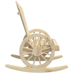 Berkfield Rocking Adirondack Chair Solid Wood Fir - thumbnail 5