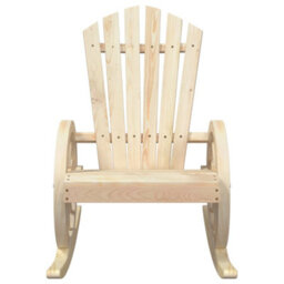 Berkfield Rocking Adirondack Chair Solid Wood Fir - thumbnail 4