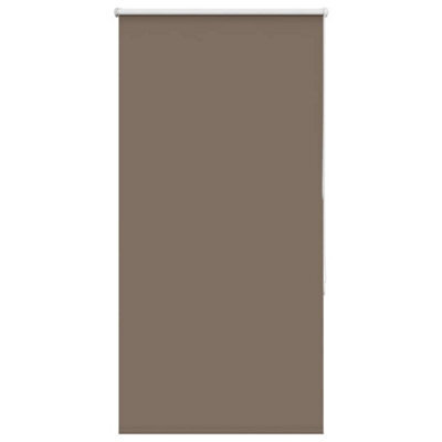 Berkfield Durable Roller Blind Blackout Coffee 85X150 Cm Fabric Width 80.7 Cm Polyester