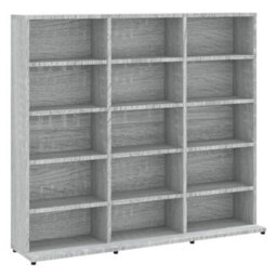 Vidaxl Cd Cabinet Grey Sonoma 102X23X89.5 Cm Engineered Wood - thumbnail 1