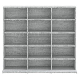 Vidaxl Cd Cabinet Grey Sonoma 102X23X89.5 Cm Engineered Wood - thumbnail 4
