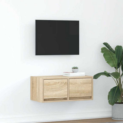 Berkfield Tv Cabinet Sonoma Oak 60X31X25.5 Cm Engineered Wood - image 1