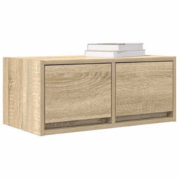 Berkfield Tv Cabinet Sonoma Oak 60X31X25.5 Cm Engineered Wood - thumbnail 4