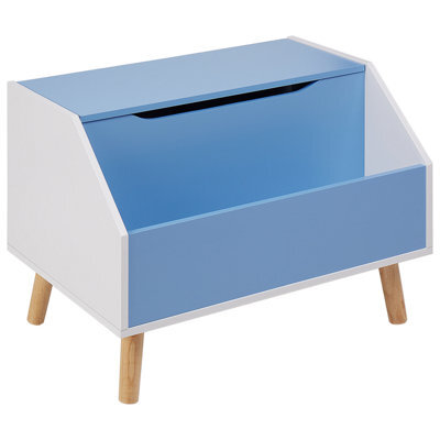 Beliani  Toy Box Casper 43 Cm Blue - image 1