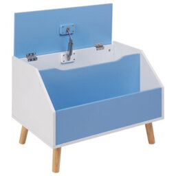 Beliani  Toy Box Casper 43 Cm Blue - thumbnail 4
