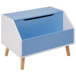 Beliani  Toy Box Casper 43 Cm Blue - thumbnail 1
