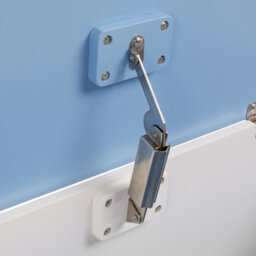 Beliani  Toy Box Casper 43 Cm Blue - thumbnail 8
