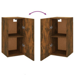 Berkfield 7 Piece Tv Cabinet Set Smoked Oak Engineered Wood - thumbnail 7