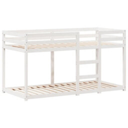 Berkfield Bunk Bed Without Mattress White 80X200 Cm Solid Wood Pine - thumbnail 5