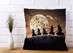 Warren Reed Designer Golden Palm Leaves Cushions 45Cm X 45Cm - thumbnail 2