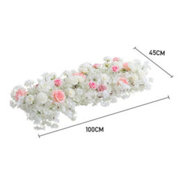 Living And Home Artificial Cherry Blossoms Roses Row For Wedding Arch Table Centerpieces - thumbnail 5