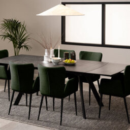 Furniture To Go Blackburn Black Ceramic Dining Table - thumbnail 7