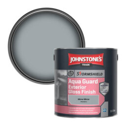 Johnstone's Trade Stormshield Aqua Guard Exterior Gloss Wood & Metal Paint Mirror Mirror (Ppg1039-3) 2.5L - thumbnail 1