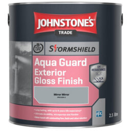 Johnstone's Trade Stormshield Aqua Guard Exterior Gloss Wood & Metal Paint Mirror Mirror (Ppg1039-3) 2.5L - thumbnail 2