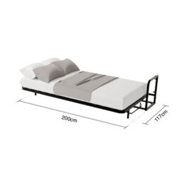 Wallbedking Murphy Bed Horizontal 90Cm X 200Cm Classic Wall Bed, Fold-Down Guest Bed For Small Rooms, Apartments And Studios - thumbnail 5