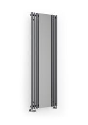 Terma Rolo Mirror Wgrom180059 Kdgruc01 Modern Grey Vertical Designer 2854Btu Radiator, (W)590mm X (H)1800mm - thumbnail 2