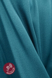 Bricoflor Blackout Curtain With Concealed Loops  - Blue - 2,45 X 1,40 M - Plain - thumbnail 3